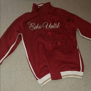 Marc ecko red zip up